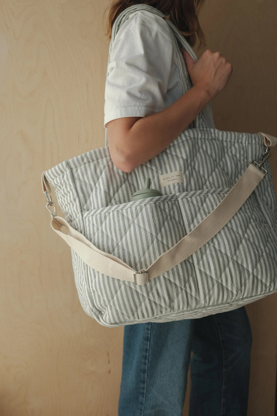 sac couches Dans le sac sauge rayé Mlle et Coco