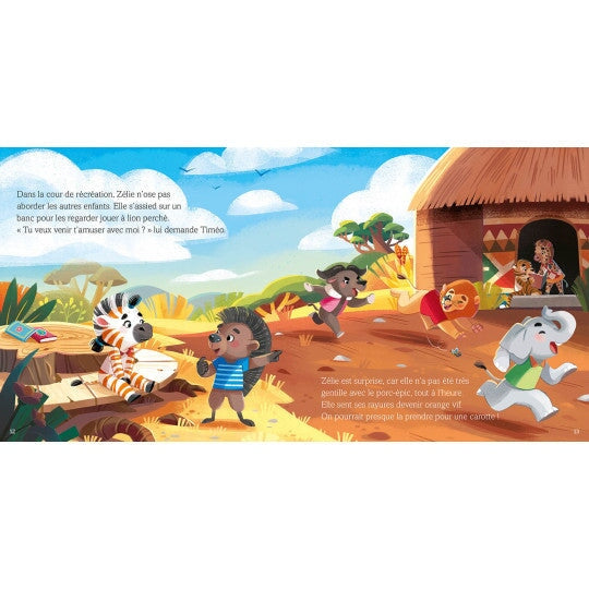 Zélie et les émotions de la rentrée livre auzou enfant