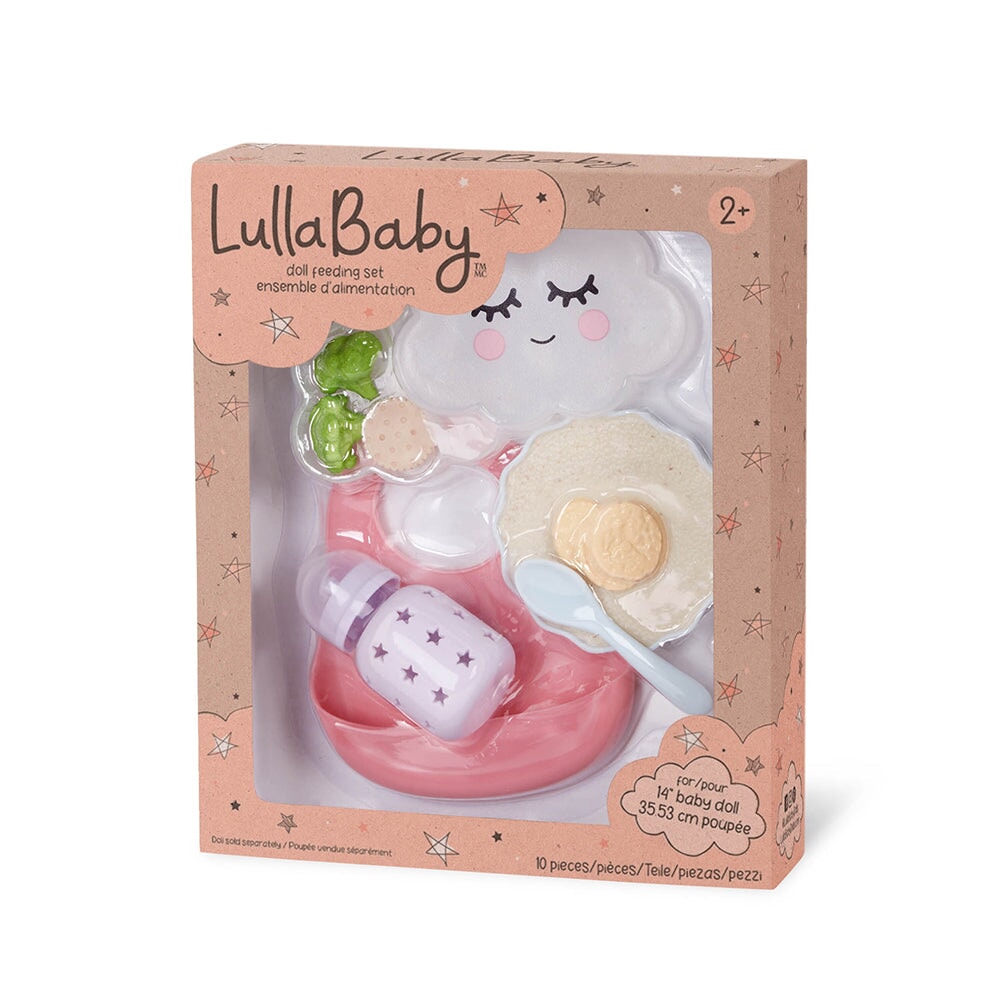 ensemble repas jouet poupée LullaBaby Mlle et Coco 