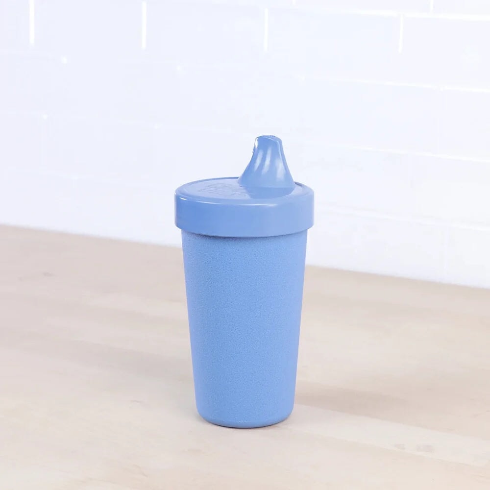 Replay gobelet plastique recyclé enfant bébé étanche valve bleu denim