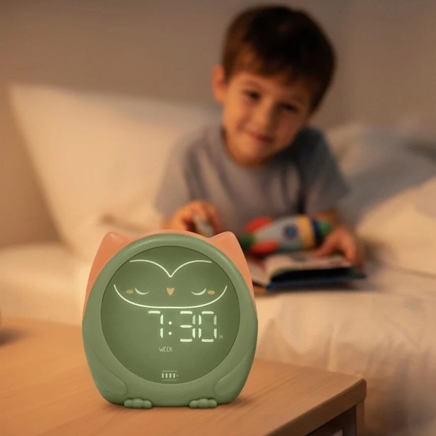 Réveil éducatif magique Owlie Cloud B Mlle et Coco