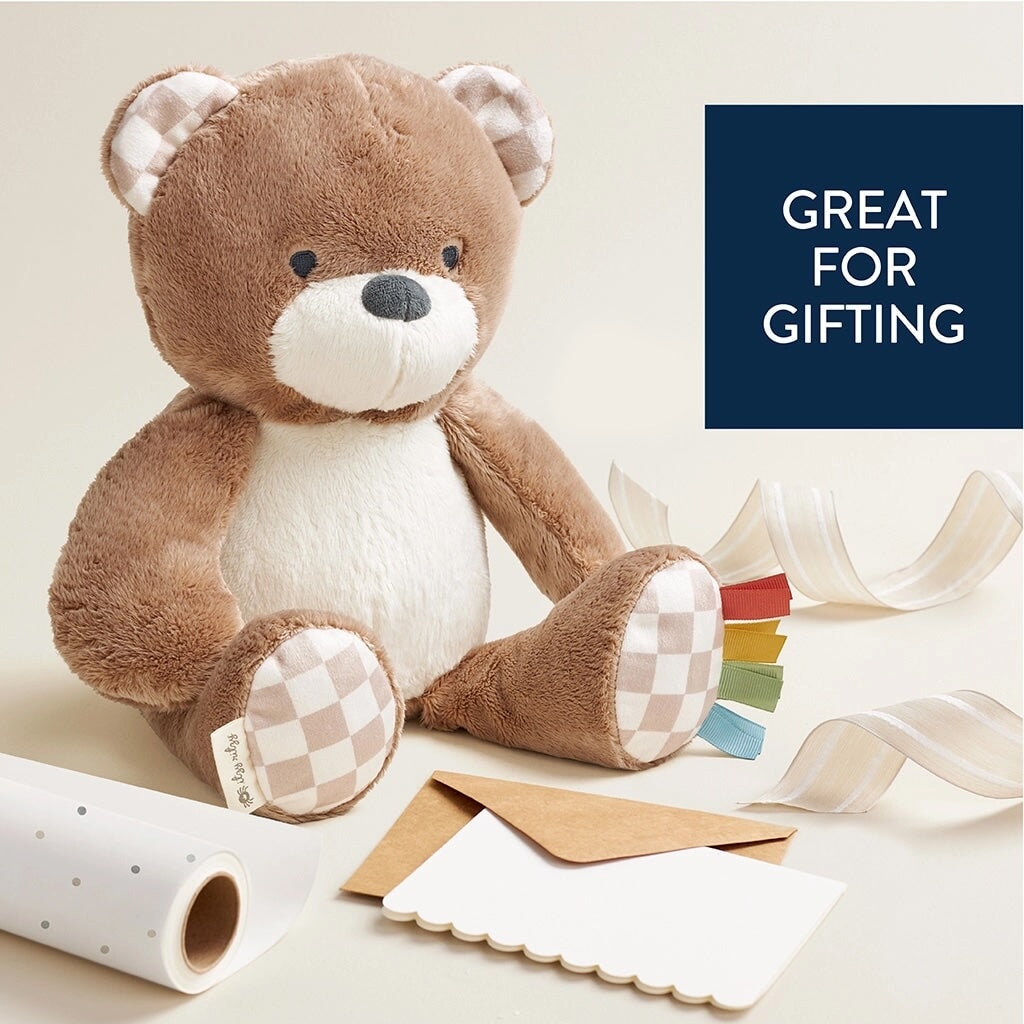 ourson sensoriel itzy ritzy peluche Mlle et Coco