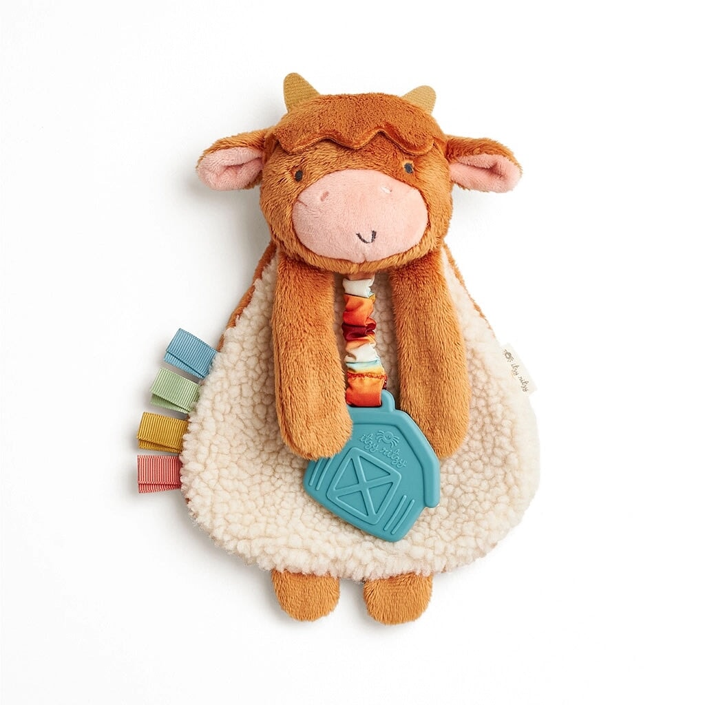 peluche jouet dentition vache Itzy Ritzy Mlle et Coco