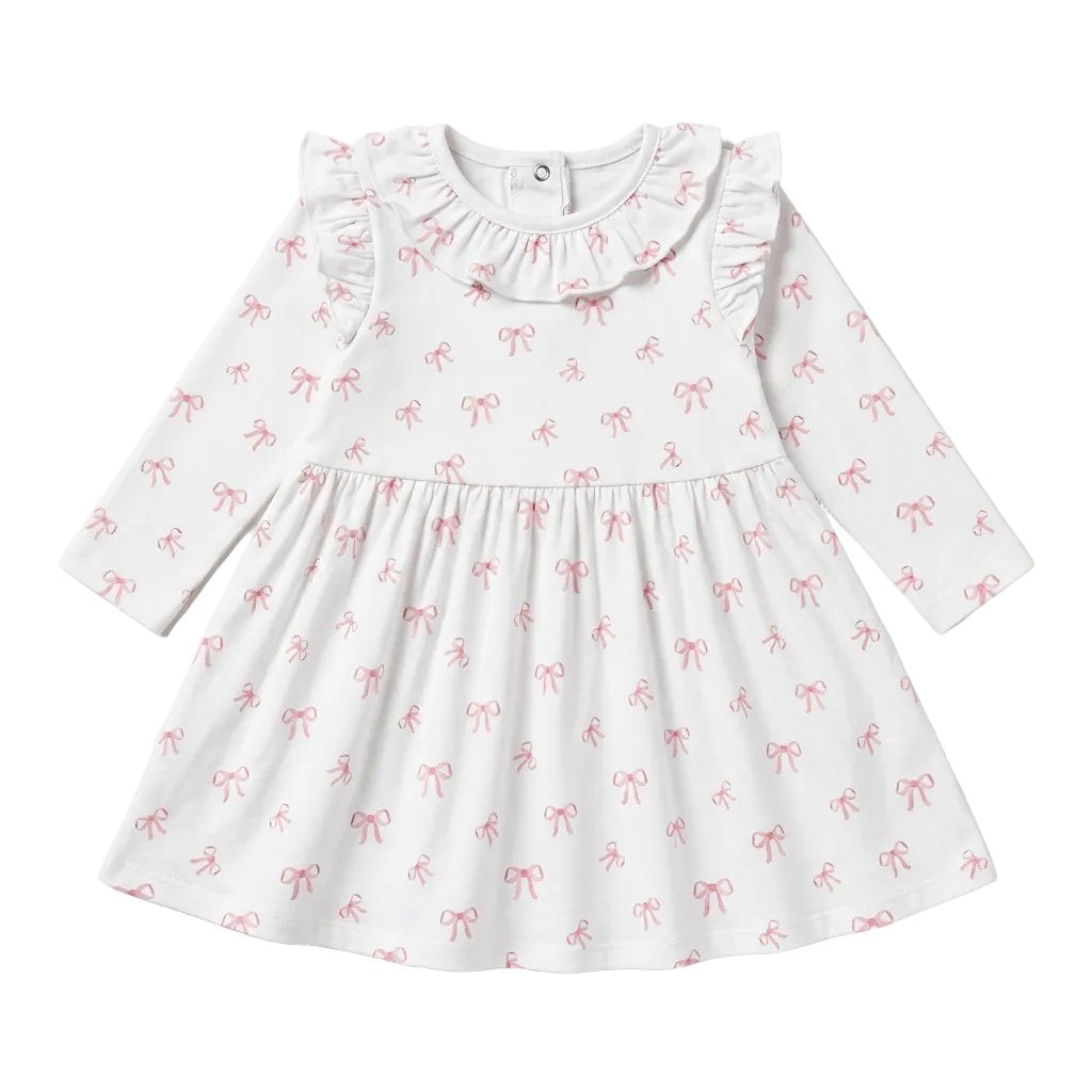 Robe tencel/modal Blanc et boucle rose
Coccoli
