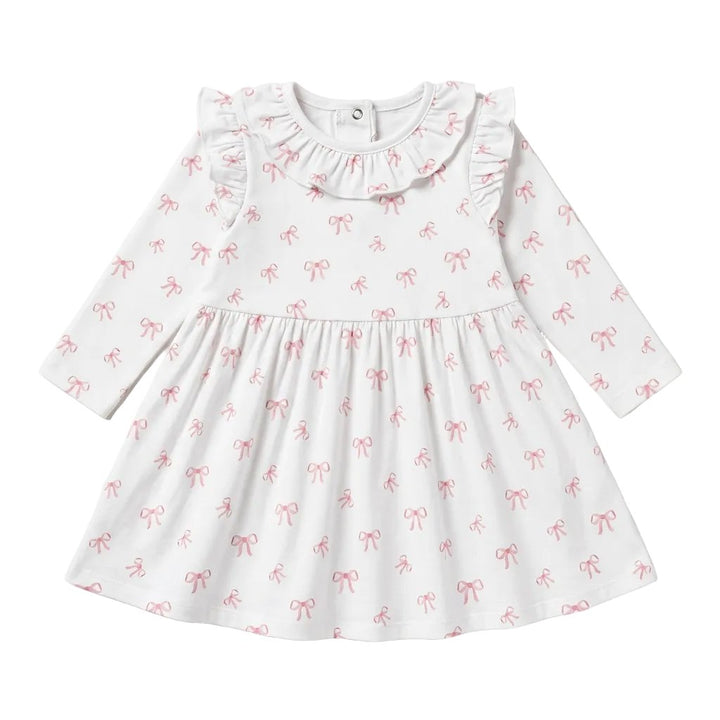 Robe tencel/modal Blanc et boucle rose
Coccoli