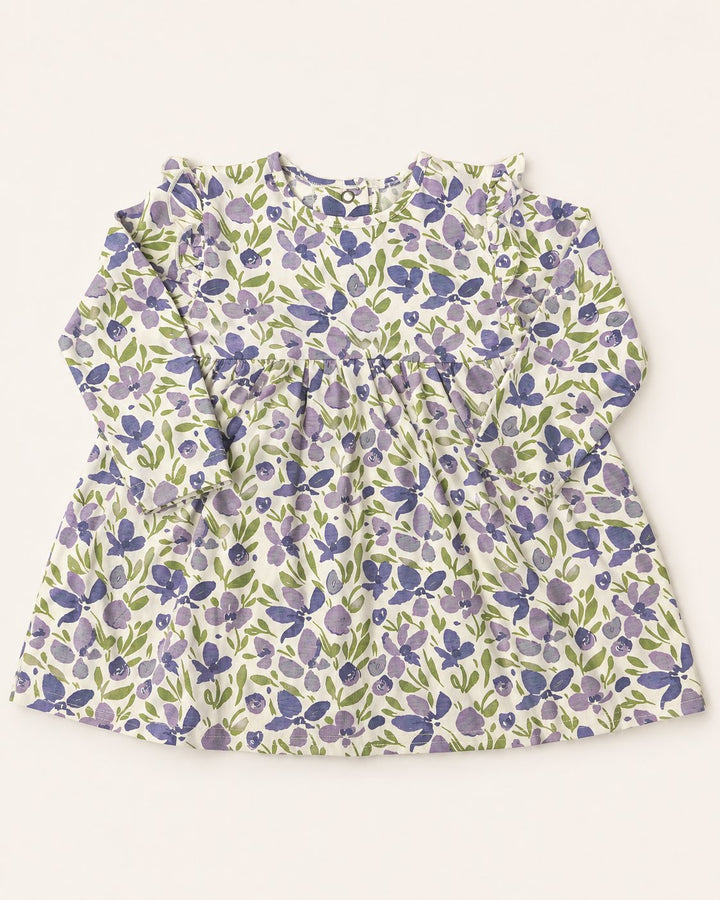robe fleur mauve Coccoli Mlle et Coco vêtement enfant