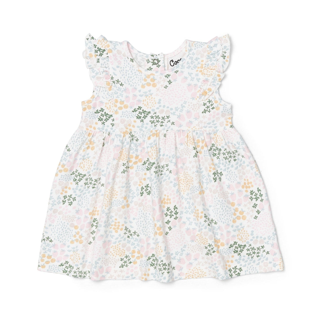 robe coton modal Coccoli fruit fraise orange Mlle et Coco