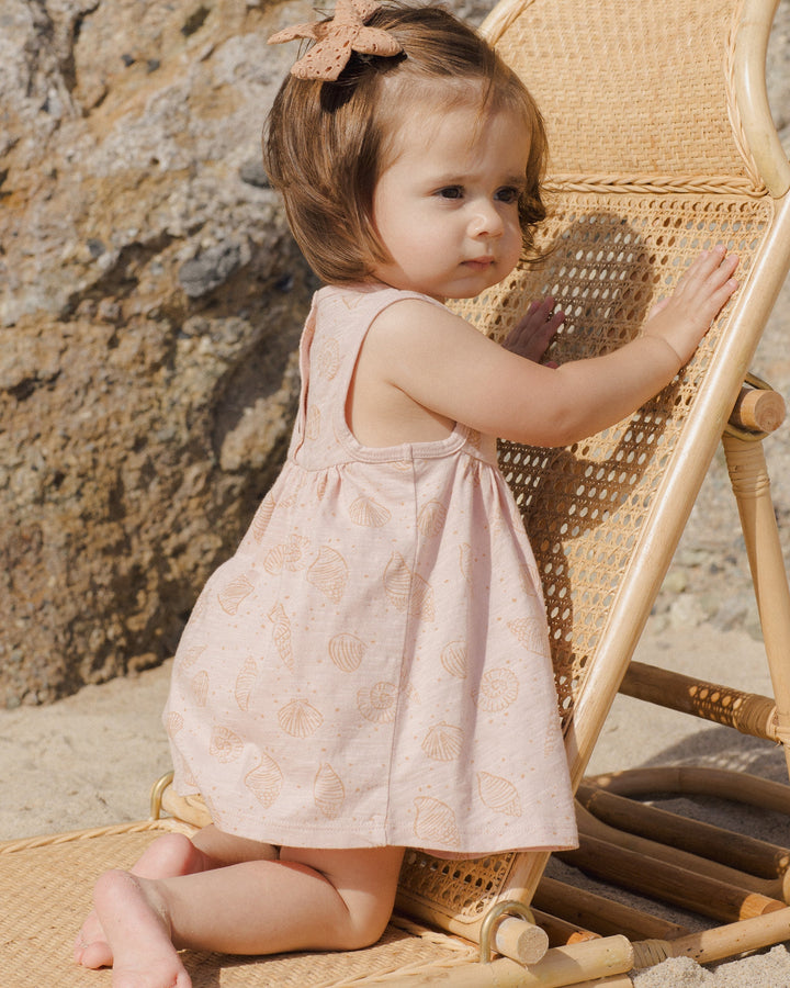 robe rose motif coquillage Rylee Cru Mlle et Coco