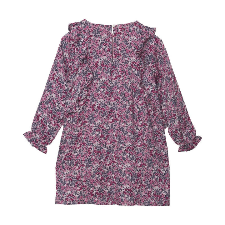 robe manches longues fleuri rose mauve Creamie Mlle et Coco