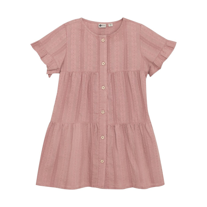 robe vieux rose broderie Daily Seven Mlle et Coco