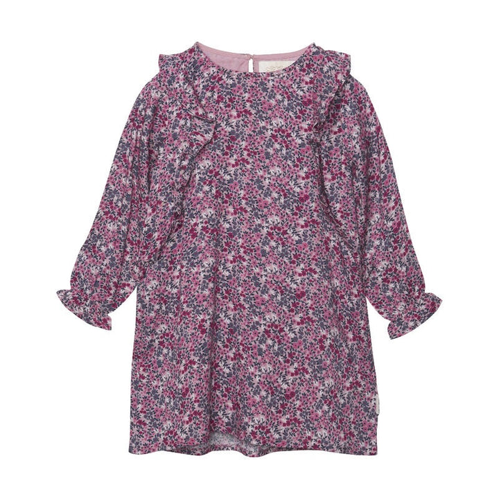 robe manches longues fleuri rose mauve Creamie Mlle et Coco