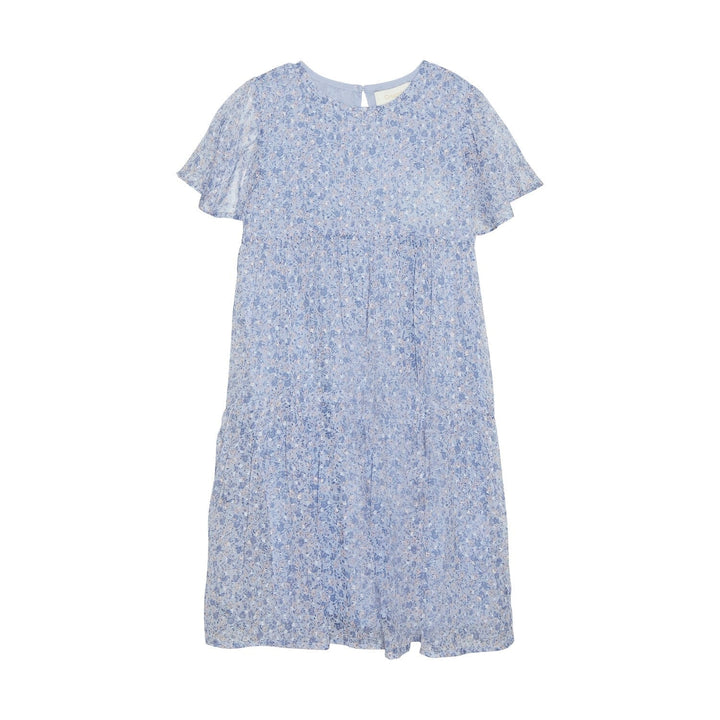 robe à volant légère fleuri bleu Creamie vêtement enfant