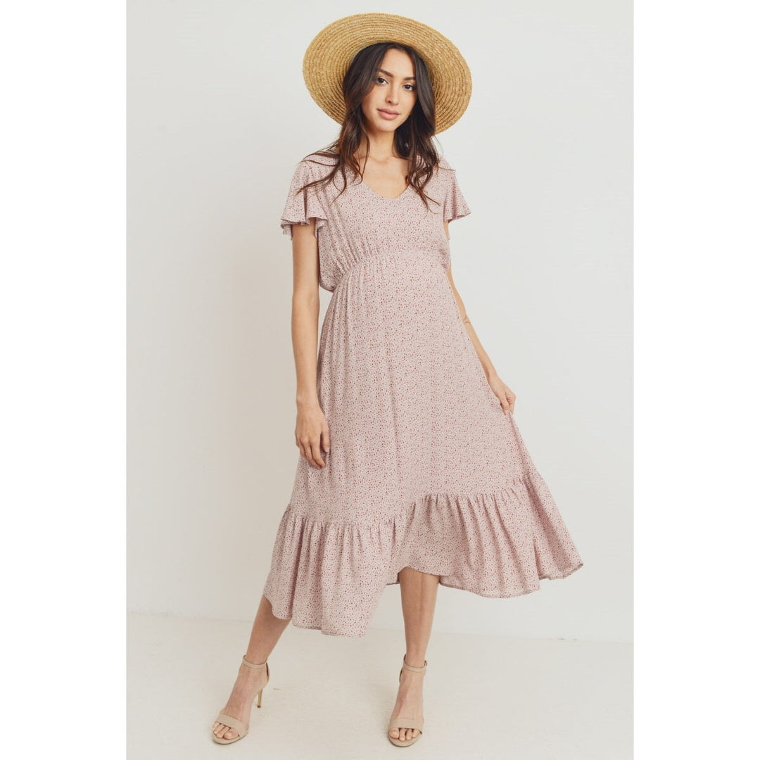 robe pois rose Hello Miz maternité Mlle et Coco