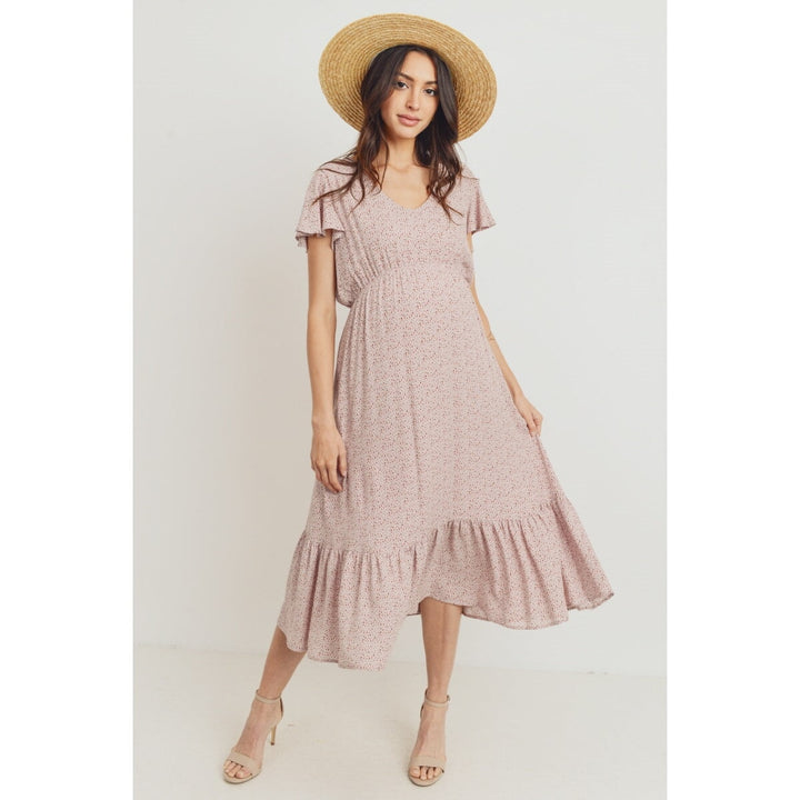 robe pois rose Hello Miz maternité Mlle et Coco