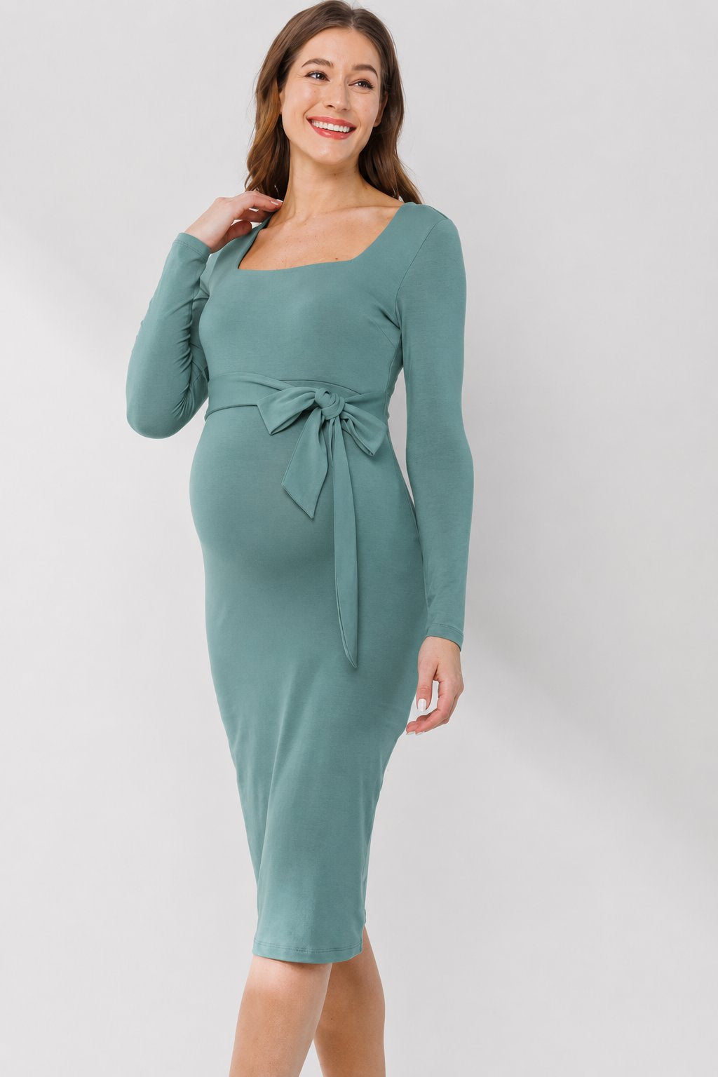 Robe maternité Bleu sarcelle Hello Miz Mlle et Coco