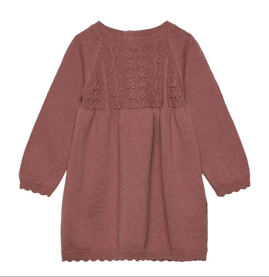Robe en laine rose Burlwood Huttelihut Mlle et Coco