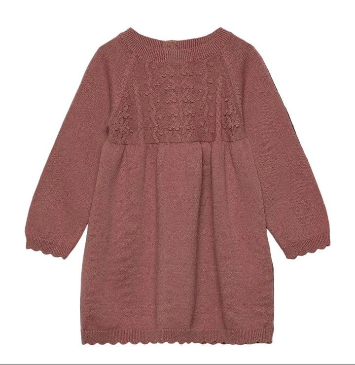 Robe en laine rose Burlwood Huttelihut Mlle et Coco