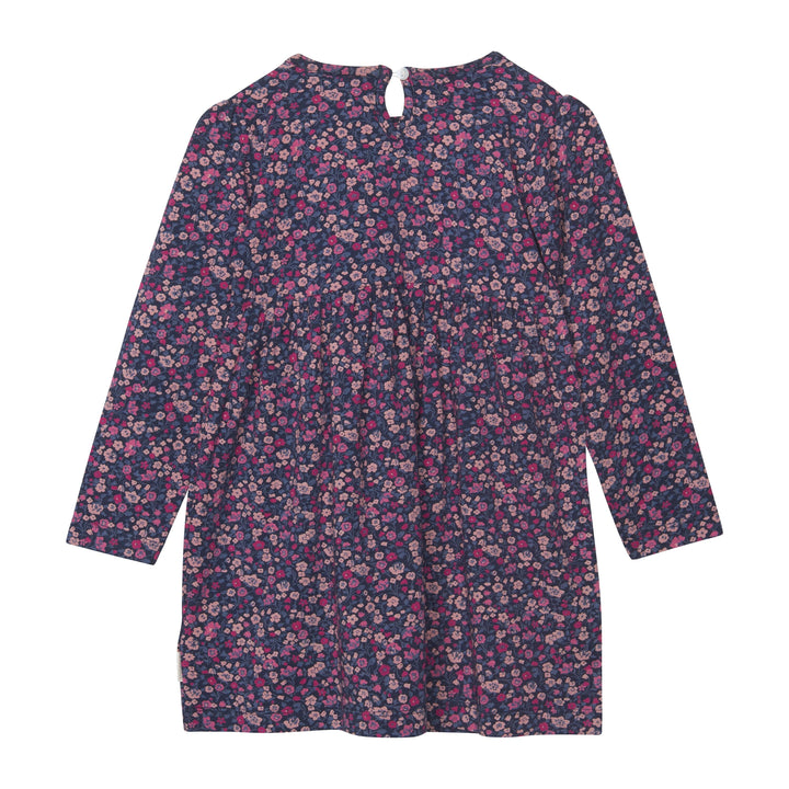 robe manches longues motifs fleurs rose vêtement Creamie Mlleetcoco