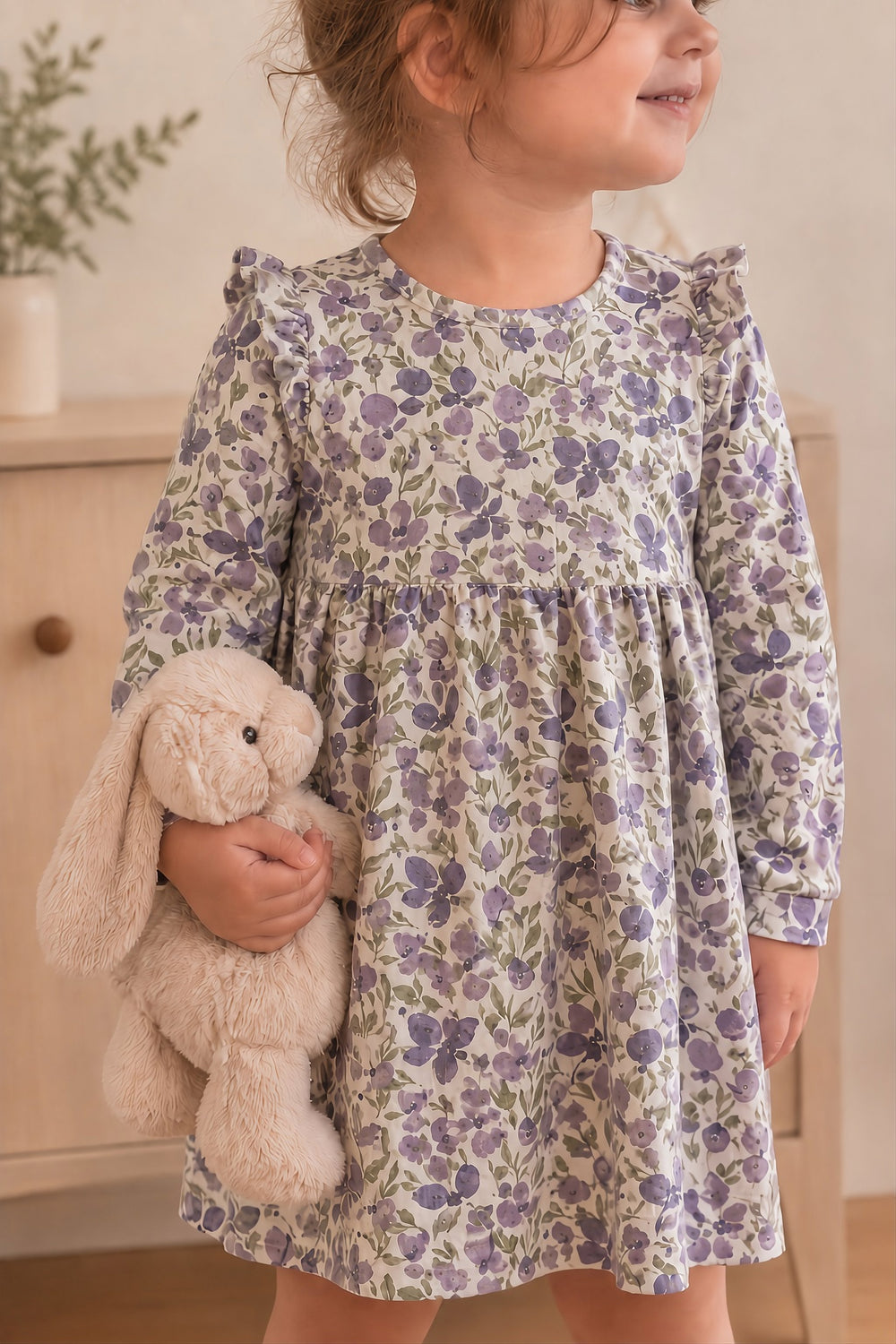 robe fleur mauve Coccoli Mlle et Coco vêtement enfant