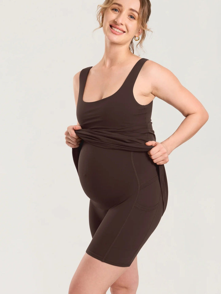 Mini robe maternité natrelax noir Momanda Mlle et Coco