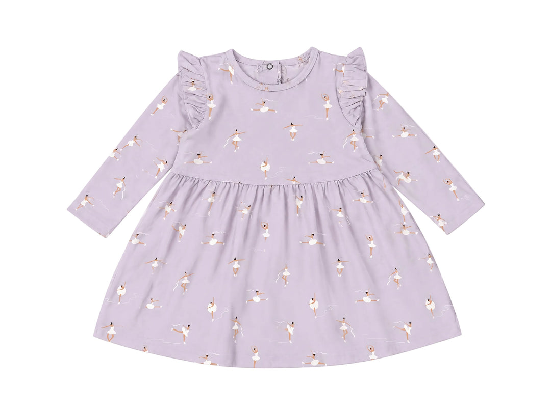 Robe tencel/modal Mauve patin artistique Coccoli