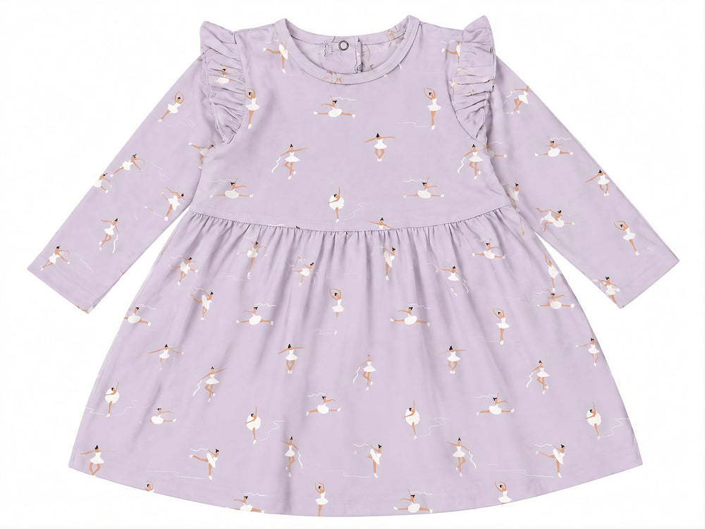Robe tencel/modal Mauve patin artistique Coccoli