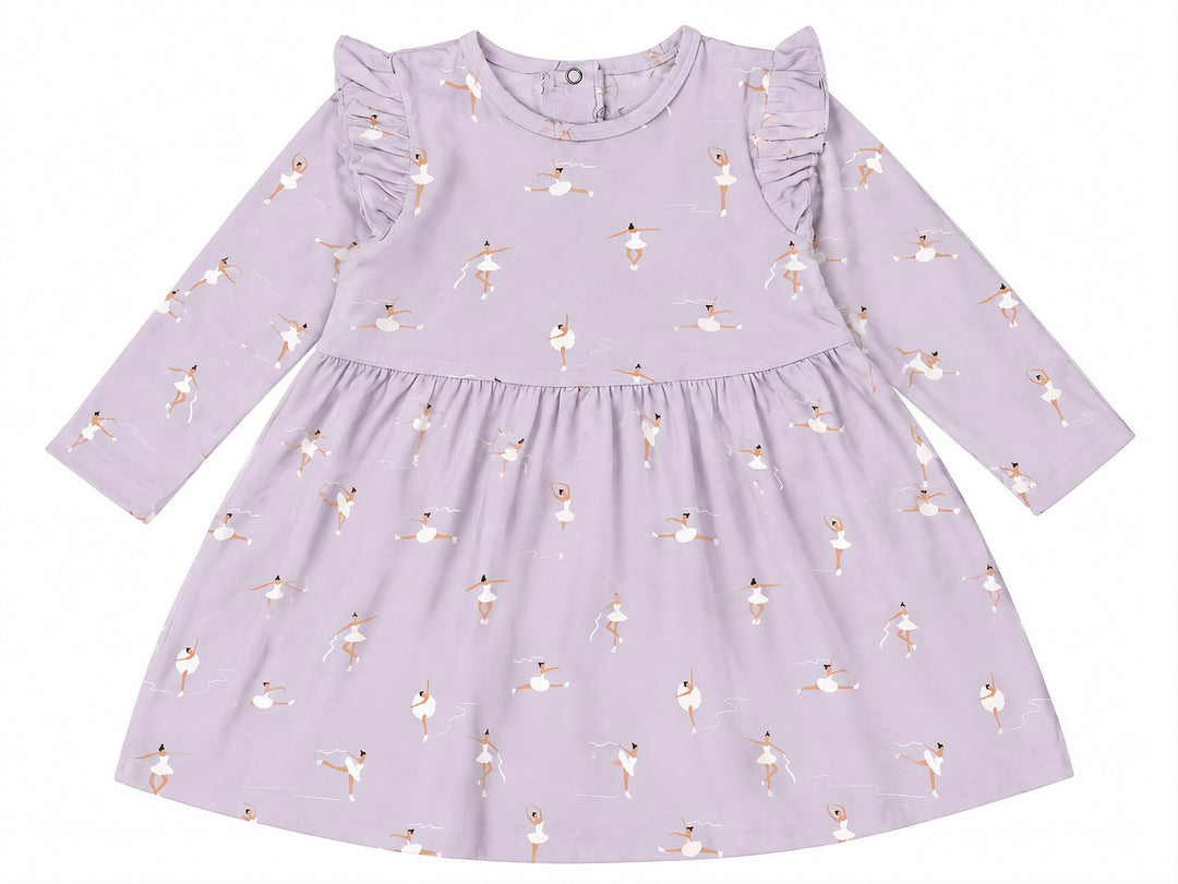 Robe tencel/modal Mauve patin artistique Coccoli