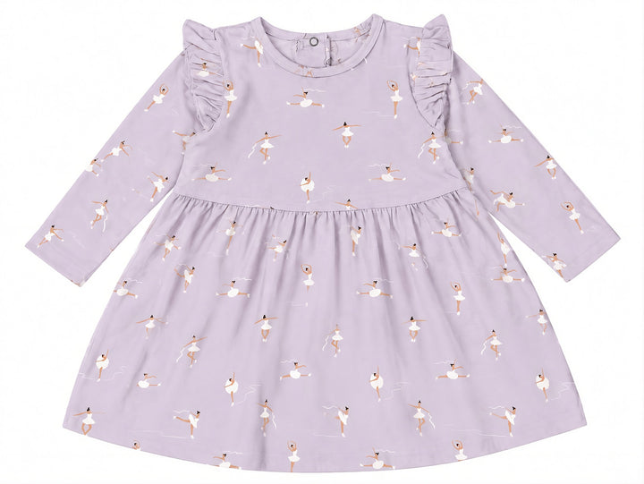 Robe tencel/modal Mauve patin artistique Coccoli