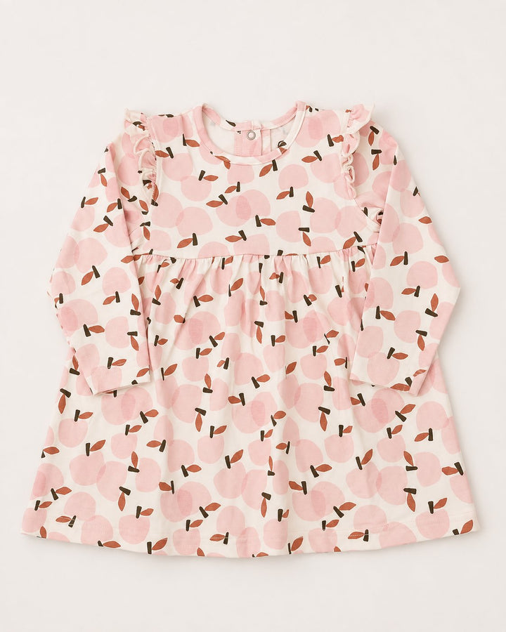 Robe manches longues  Pomme rose Coccoli Mlle et Coco