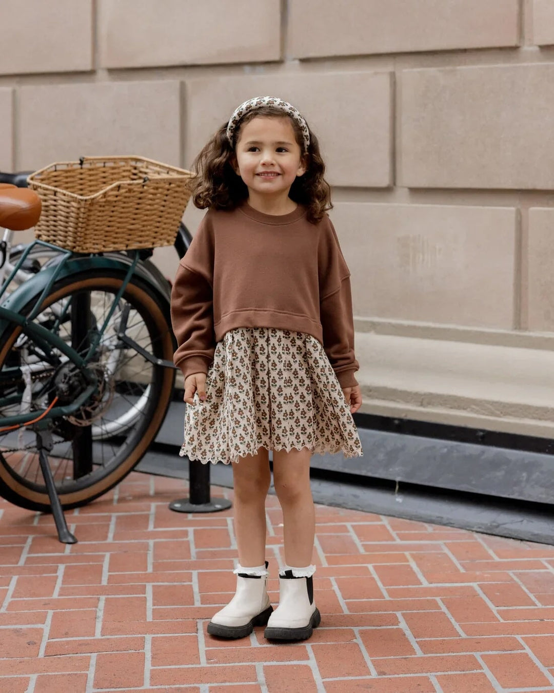 Robe pull sweatshirt cacao Rylee + Cru Mlle et Coco
