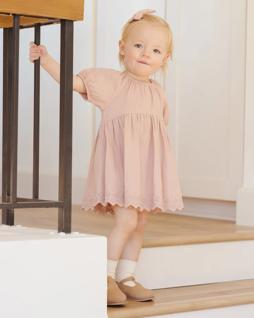 Robe et culotte assortie Bella rose Quincy Mae Mlle et Coco