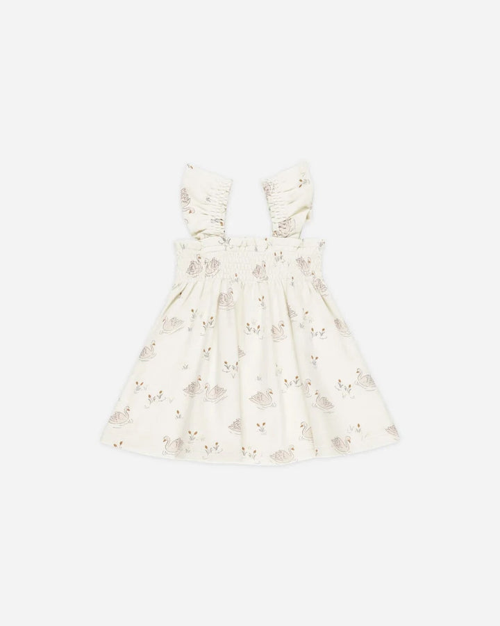 robe Quincy Mae Cygne rose fond crème Mlle et Coco