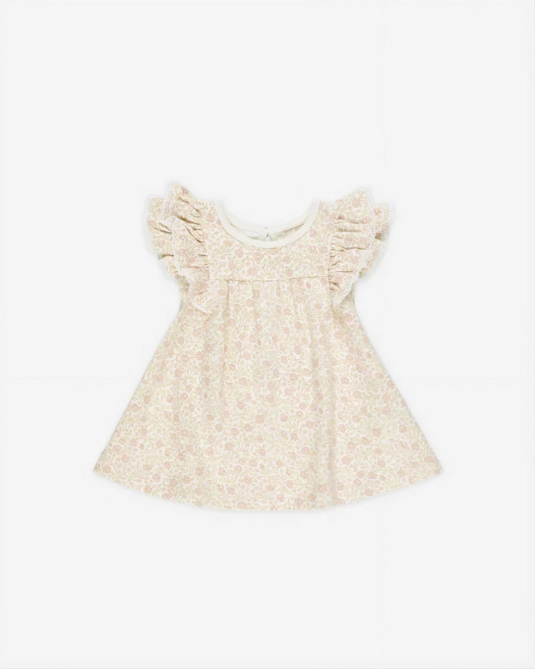 robe culotte assortie floral vieux rose Quincy Mae 
