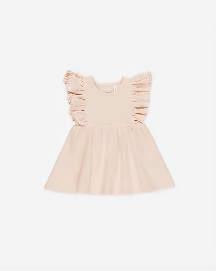 Robe et culotte assortie rose antique Quincy Mae Mlle et Coco