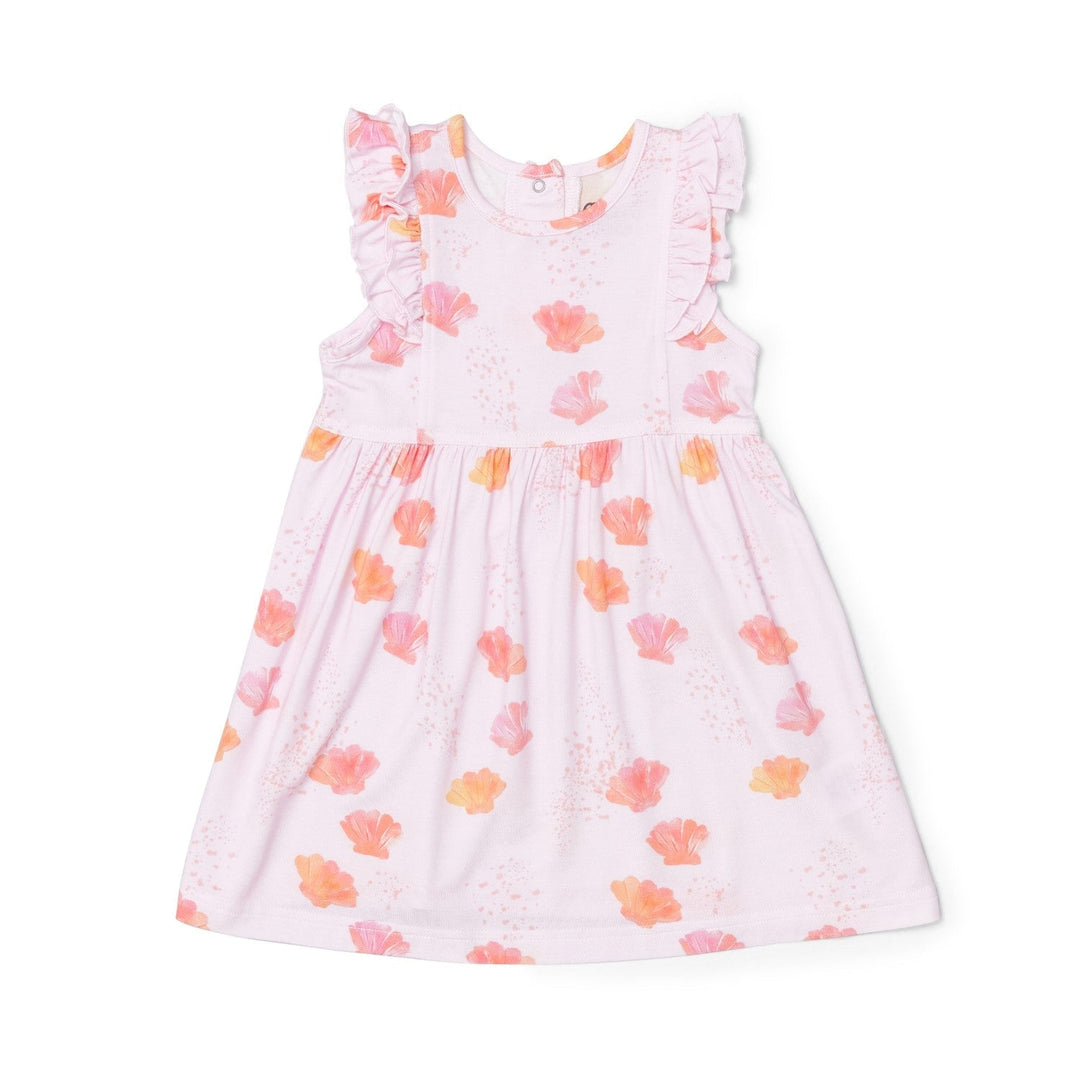 robe rose motif coquillage Coccoli Mlle et Coco