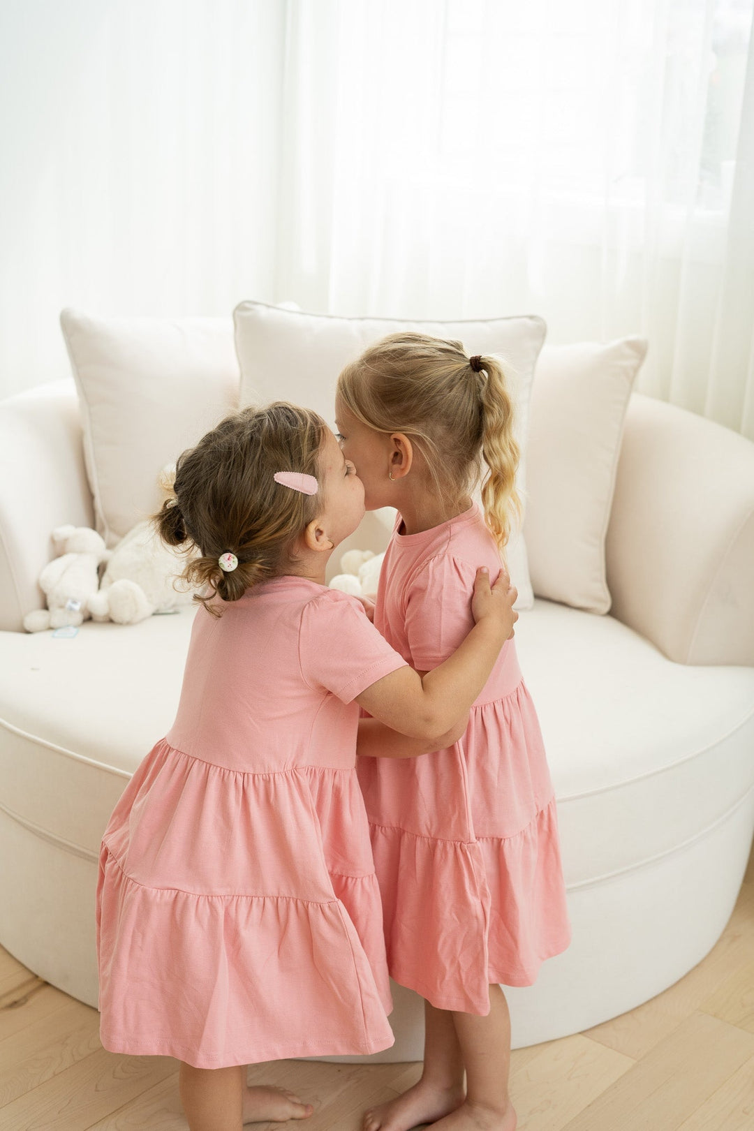 robe coton manches courtes étagées Creamie vêtement enfant