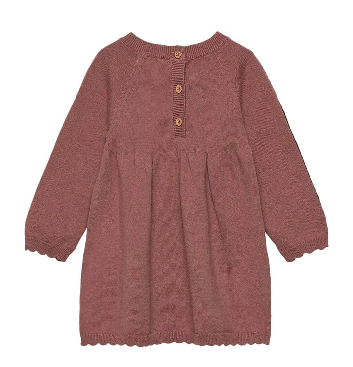 Robe en laine rose Burlwood Huttelihut Mlle et Coco