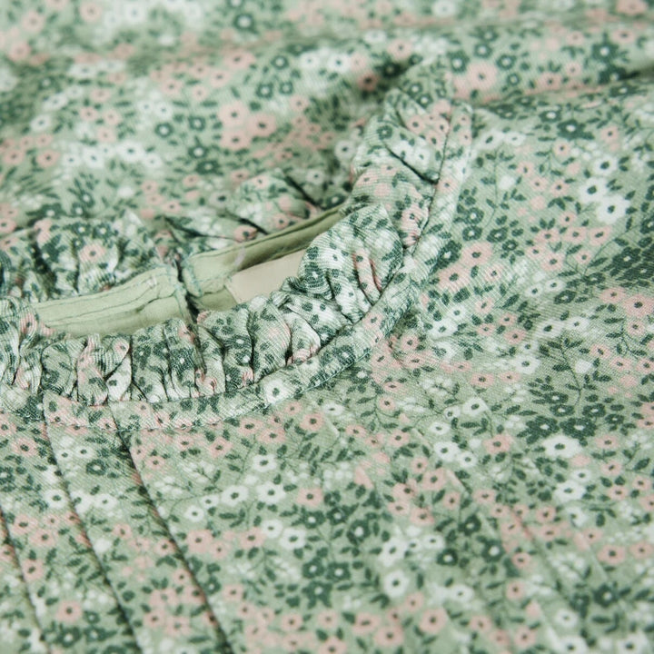 robe floral vert rose Creamie Mlle et Coco vêtement enfant