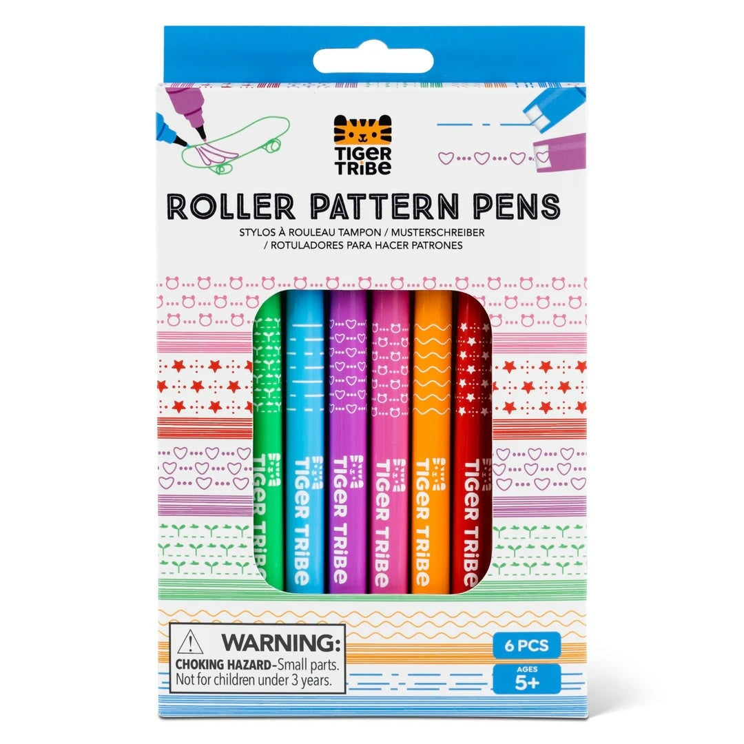 style roller pattern Tiger Tribe Mlle et Coco bricolage