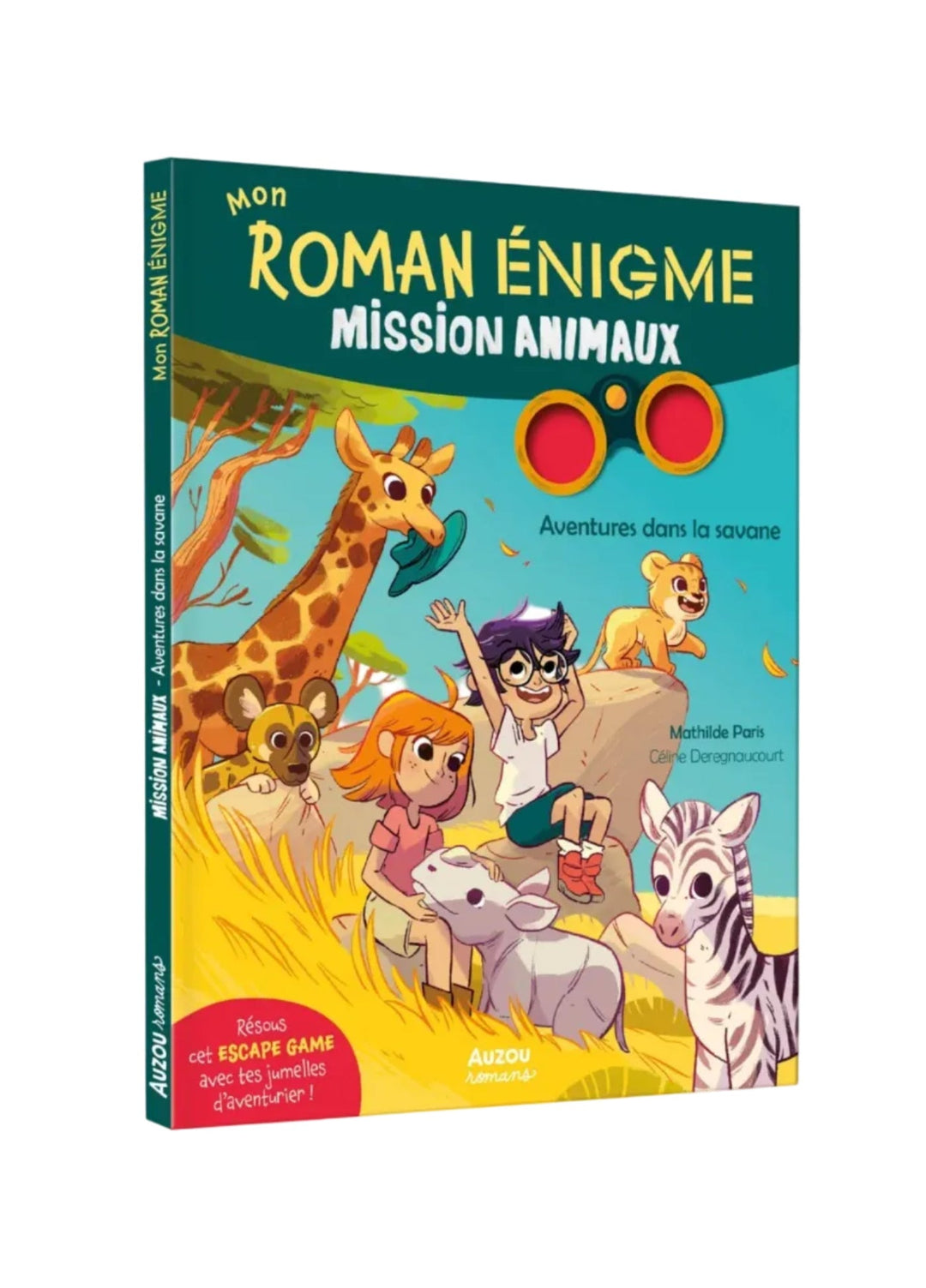 Livre roman énigme Mission animaux Auzou Mlle et Coco
