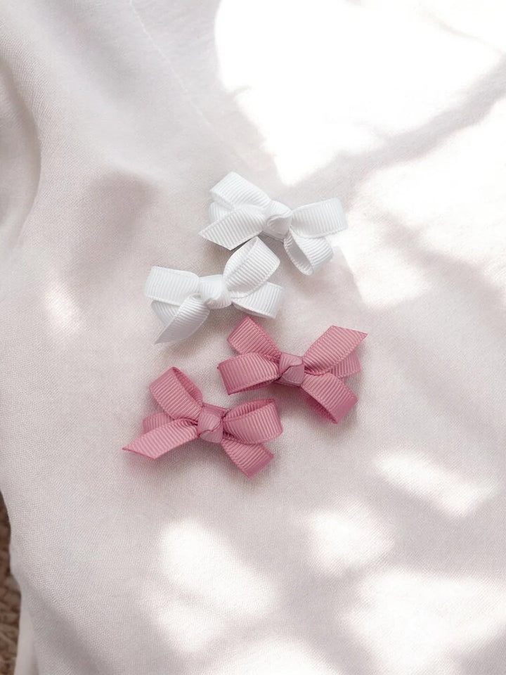 Ensemble de barrette en satin fille bébé Ananas Mlle et Coco
