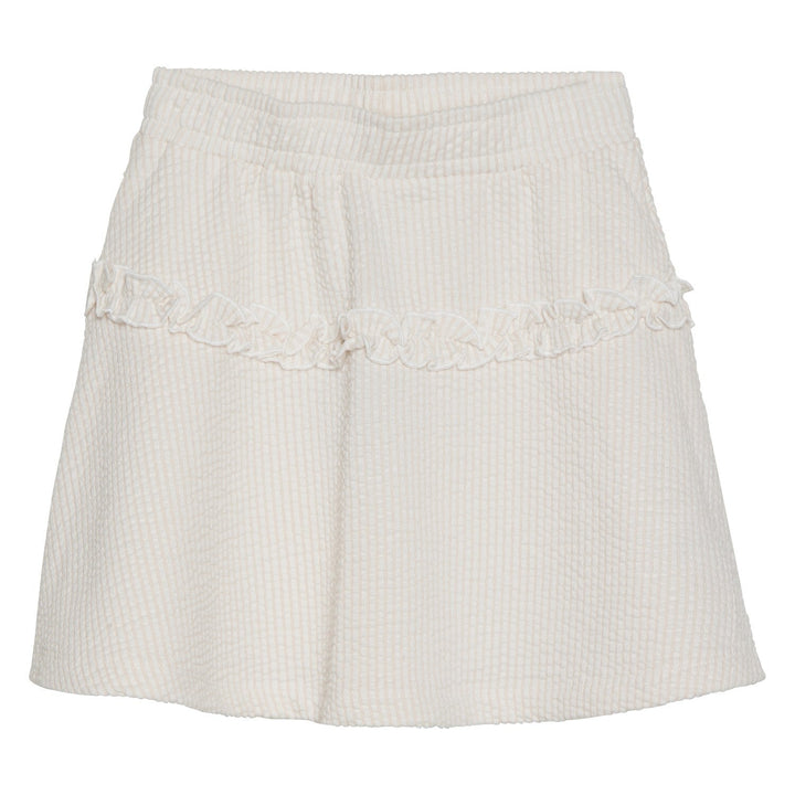 jupe taille élastique rayé rose blanc Mlle et Coco Minymo