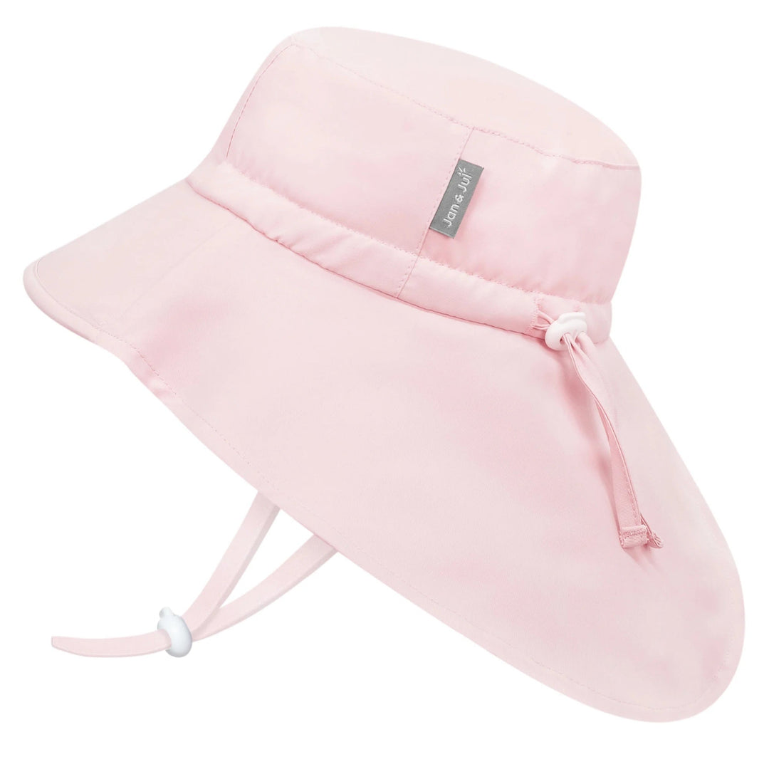 chapeau UV imperméable rose doux Mlle et Coco 