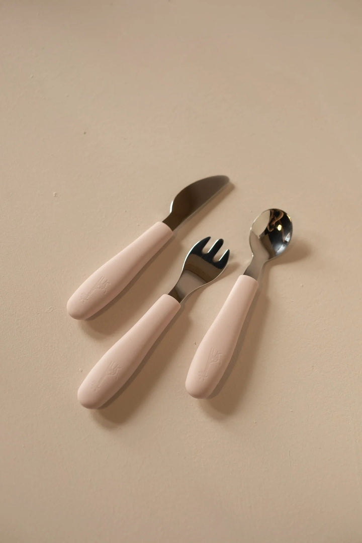 Ensemble d’ustensiles – Acier inoxydable et silicone - Micasso &amp; Co Micasso &amp; Co Vieux rose 