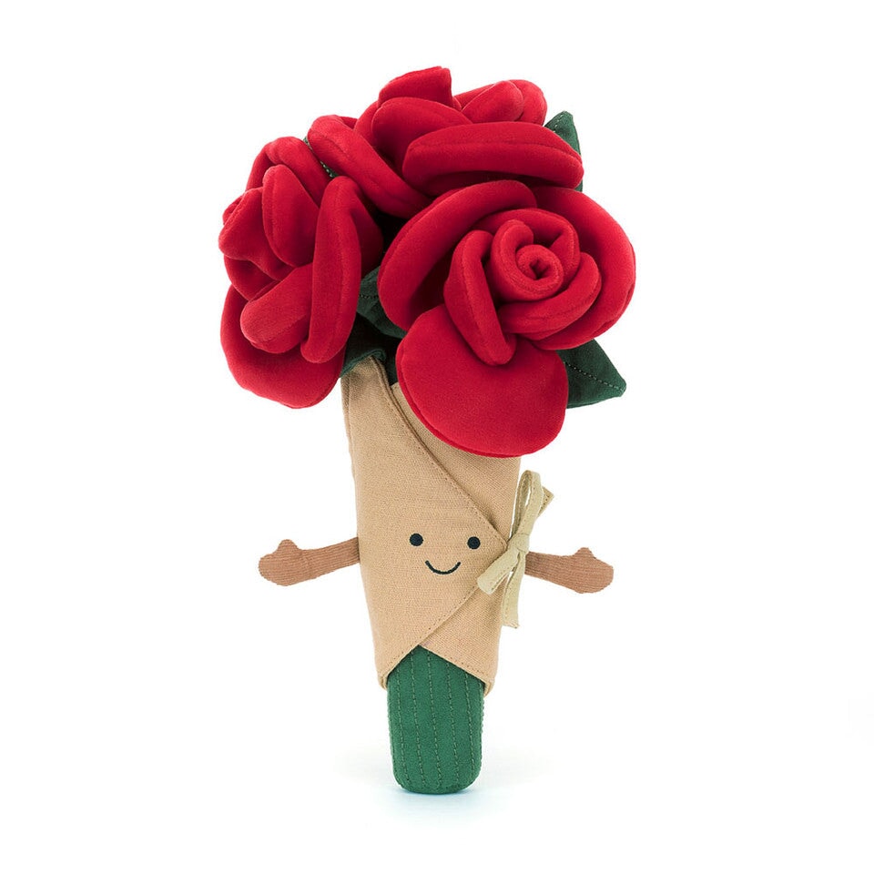 Bouquet de Roses Fleurs Jellycat Mlle et Coco
