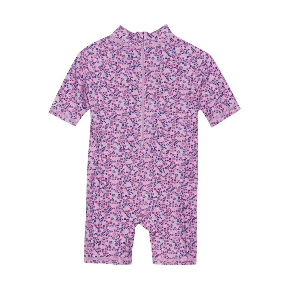 maillot bain une pièce floral rose color kids Mlle  Coco