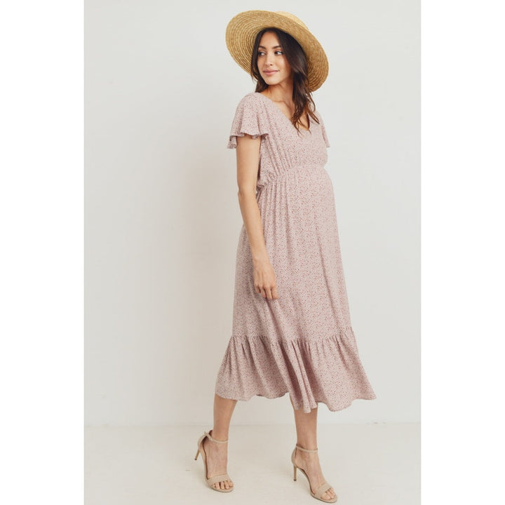 robe pois rose Hello Miz maternité Mlle et Coco