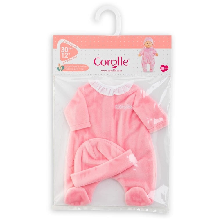 Vêtement pour poupée de 36 cm - Pyjama rose en velours - Corolle Jouet/jeux Corolle 