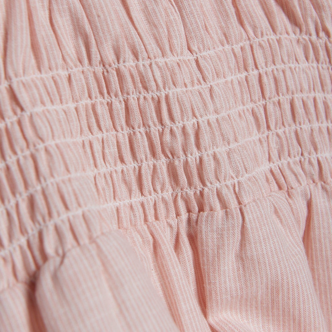 Robe coton rose blanc En-fant Mlle et Coco vêtement
