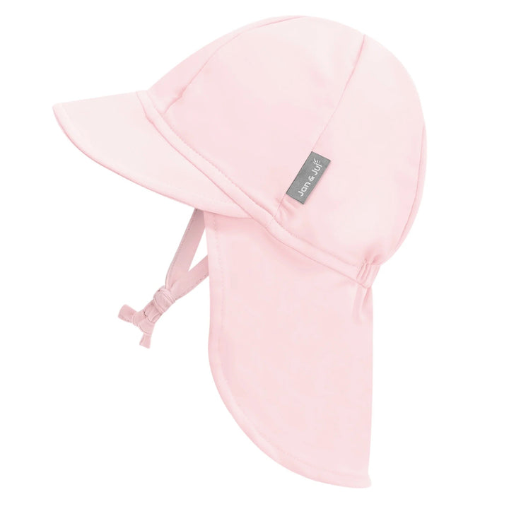 bonnet anti-uv bébé nylon rose doux Jan &amp; Jul